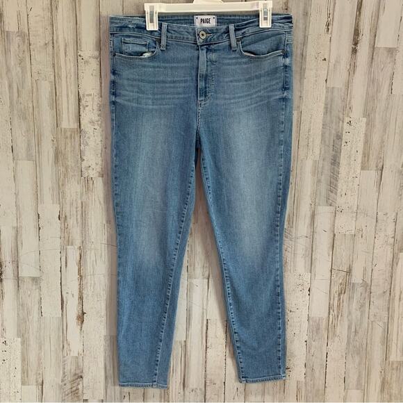 PAIGE Hoxton Ankle Jeans in Soto Light Wash - Picture 1 of 6